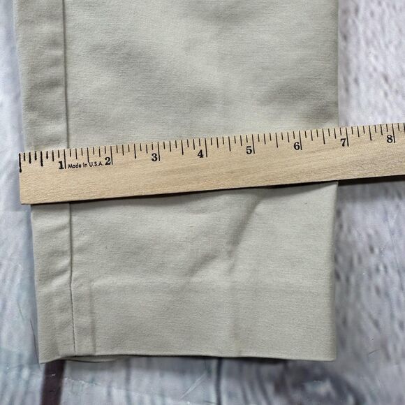 Michael Kors Pants Womens 6 Beige Khaki Stretch Chino Ankle Straight Casual - Picture 9 of 11